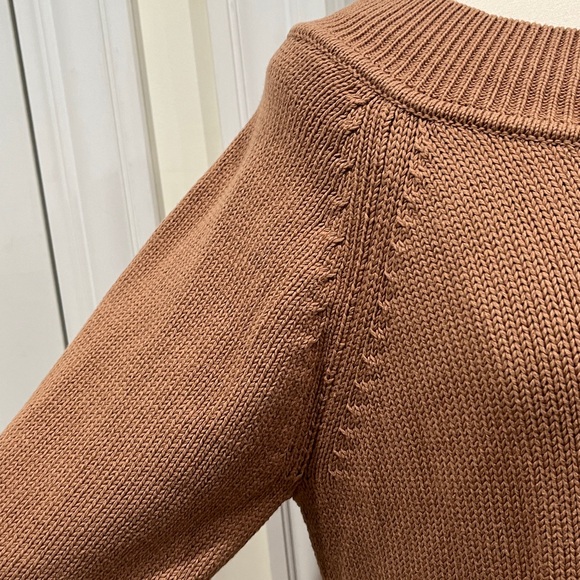 J. Crew relaxed sleeve Boatneck Beach sweater‎ 100% cotton - Picture 3 of 15